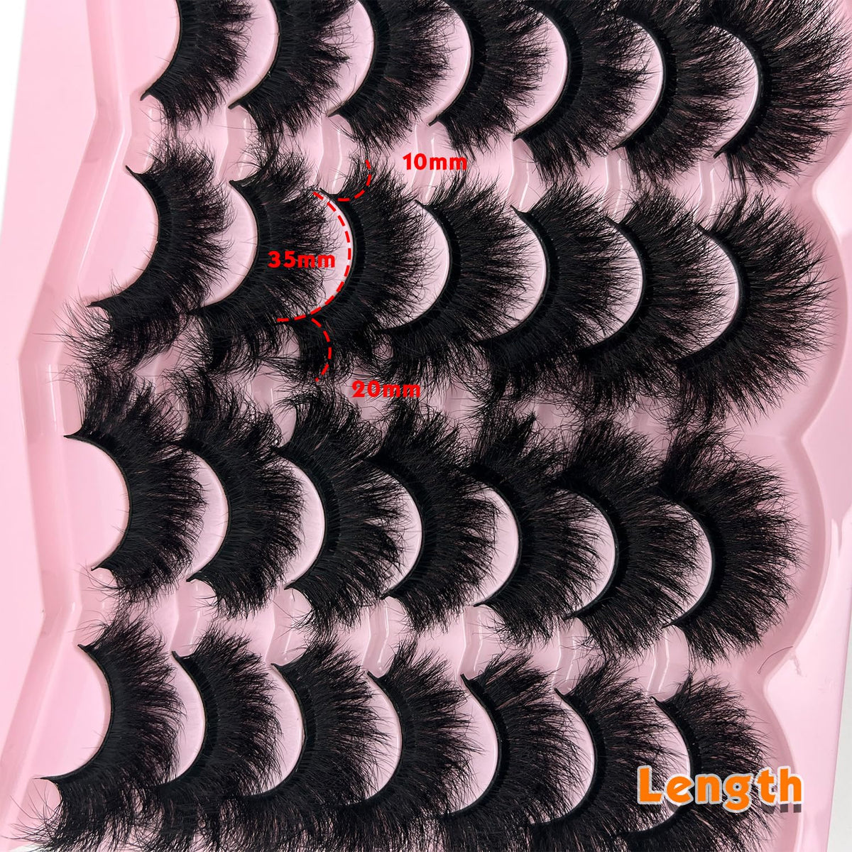 loladook close-up of faux mink fibers highlighting fluffy texture and natural movement