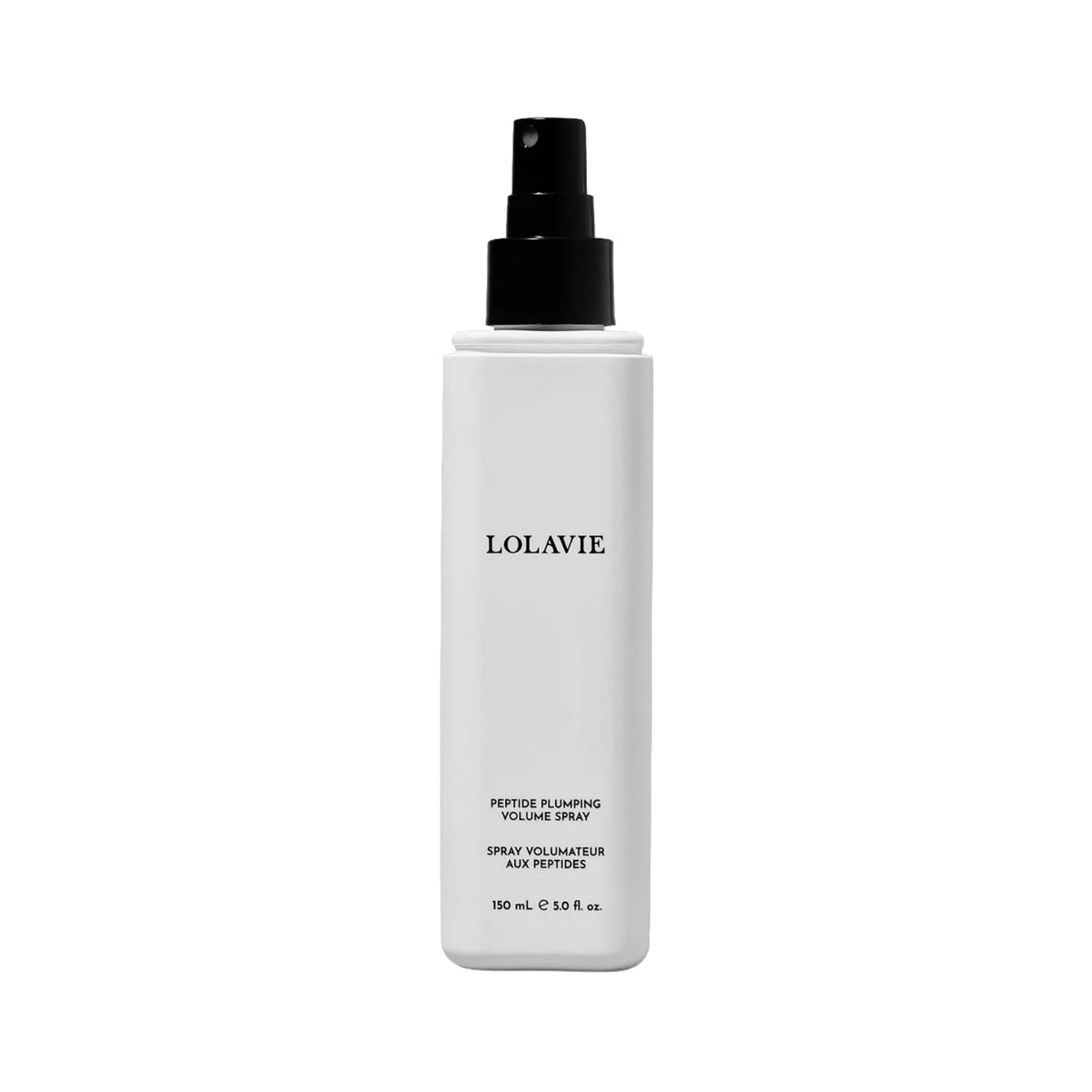 LolaVie bottle front packaging showing brand and size with clear benefit