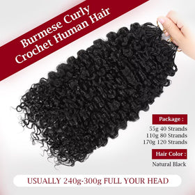 LOLLY HAIR open end strand tip showing real human-hair ends and blendability