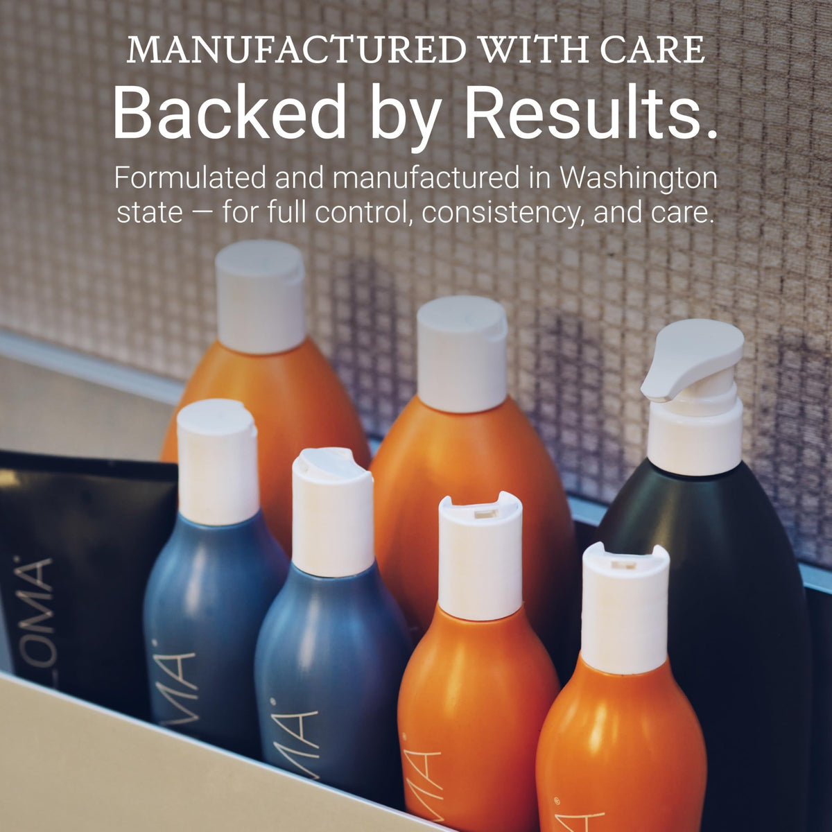 loma on color-treated hair in use protecting color while clarifying