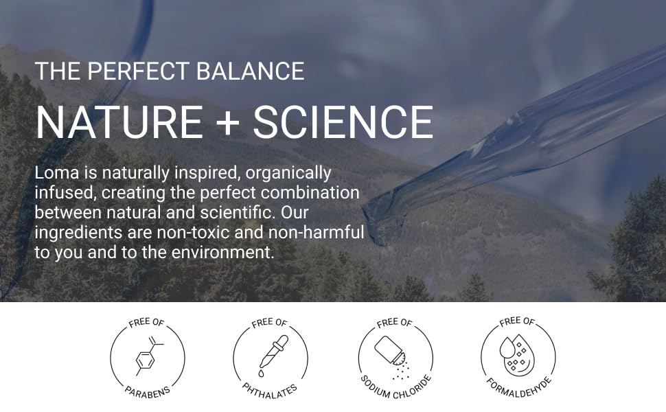 Loma ingredients label close-up listing avocado, quinoa, creatine benefits