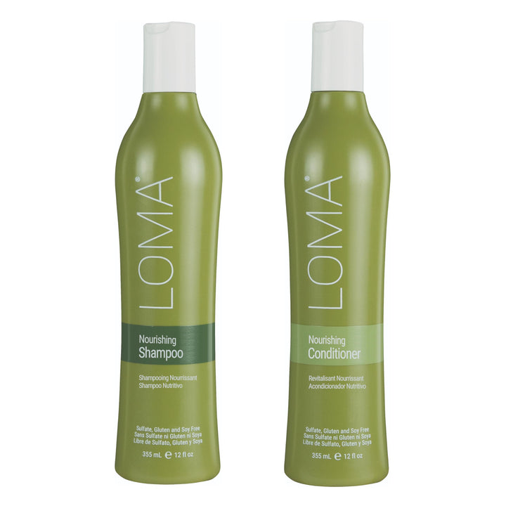 Loma duo front packaging showing bottles and scent benefit