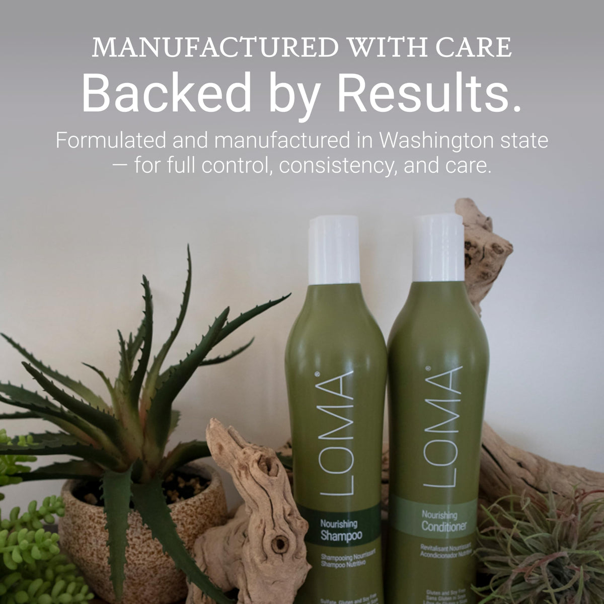 Loma hair after use shiny smooth result demonstrating softness benefit