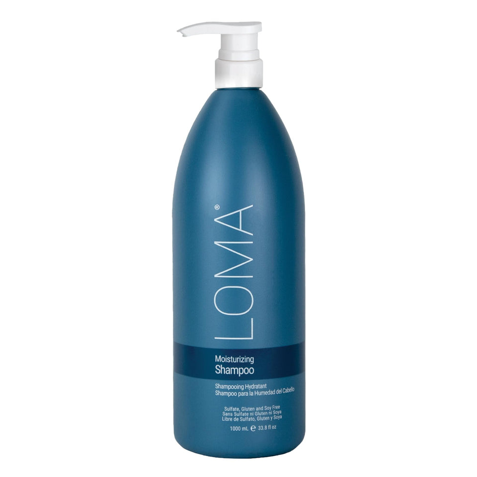 Loma front bottle view showing full 33.8 oz size and branding benefit hydration