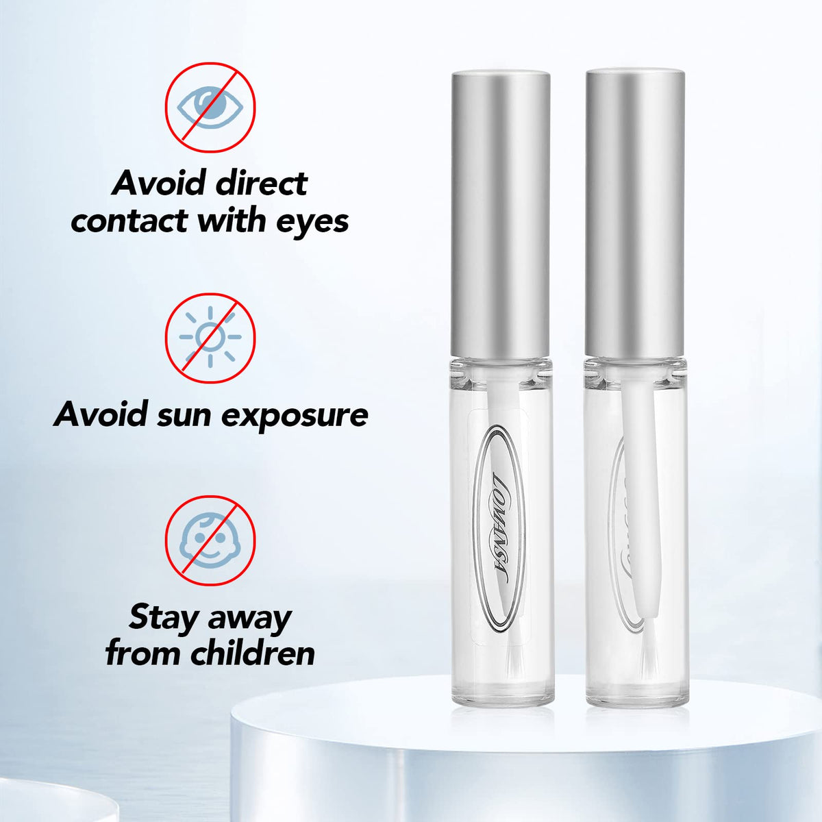 Lomansa applied in brow lamination demonstration for versatile styling