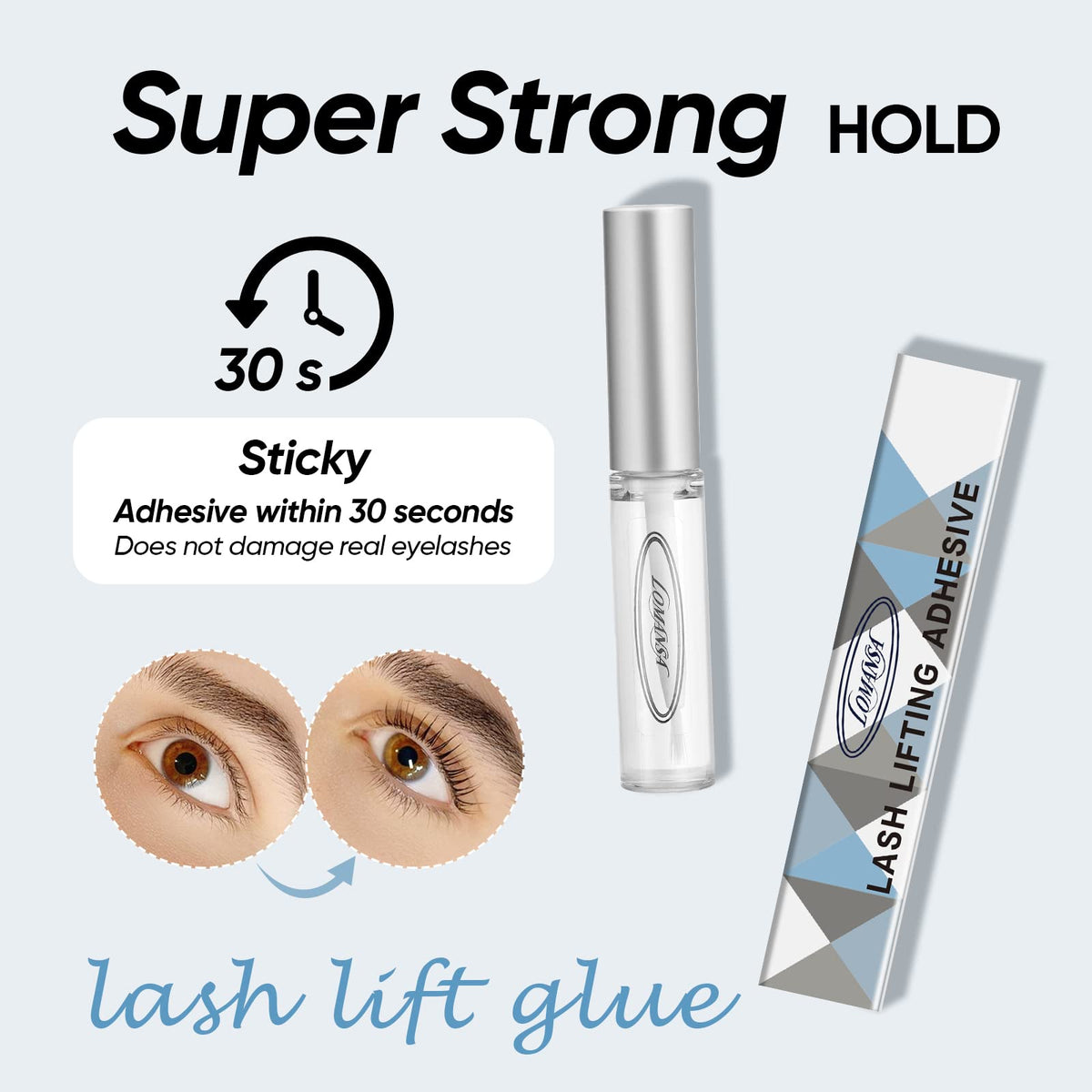 Lomansa precision applicator tip close-up for accurate adhesive placement