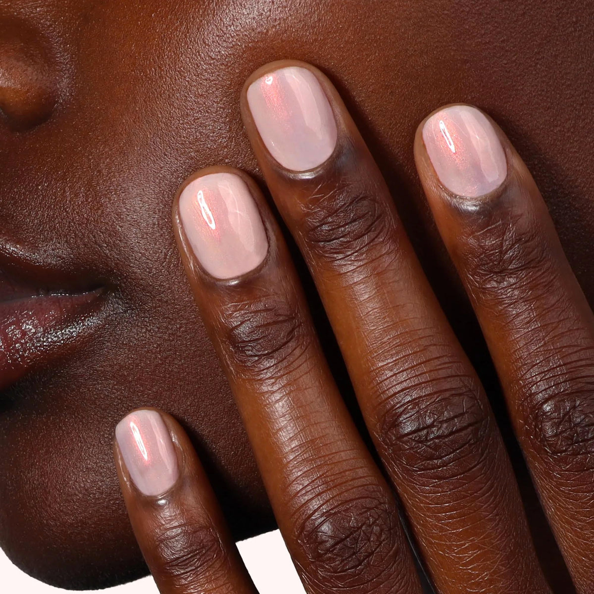 LONDONTOWN before and after nails illustrating concealment of discoloration