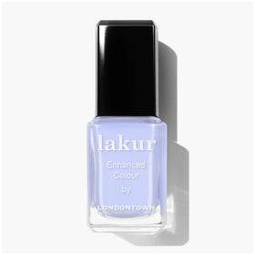 LONDONTOWN bottle front view showing Cloud Nine blue and sleek design benefits shine