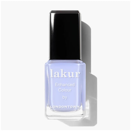 LONDONTOWN bottle front view showing Cloud Nine blue and sleek design benefits shine