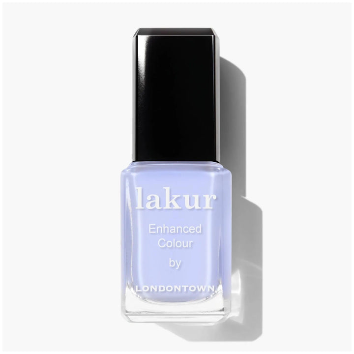 LONDONTOWN bottle front view showing Cloud Nine blue and sleek design benefits shine