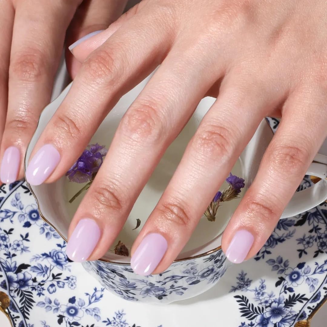 Lifestyle shot of manicure on table illustrating LONDONTOWN Cloud Nine for polished looks