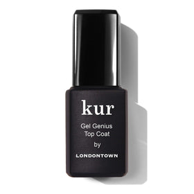 LONDONTOWN front bottle showing clear top coat and glossy benefit