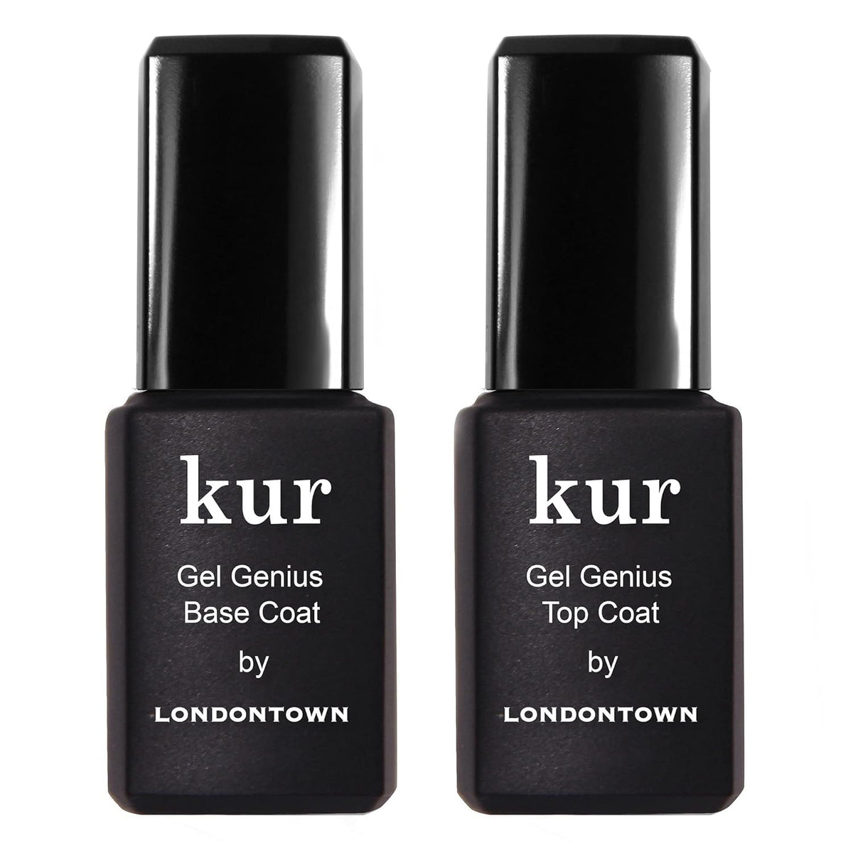 LONDONTOWN front packaging showing the base and top coats with clear benefit