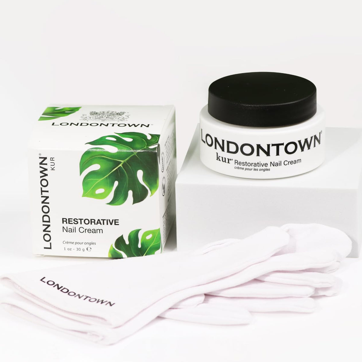 LONDONTOWN botanical oils and shea butter ingredients for nourishing care