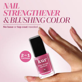 LONDONTOWN jelly finish sheen on nail tips showing glossy glow benefit salon‑like shine