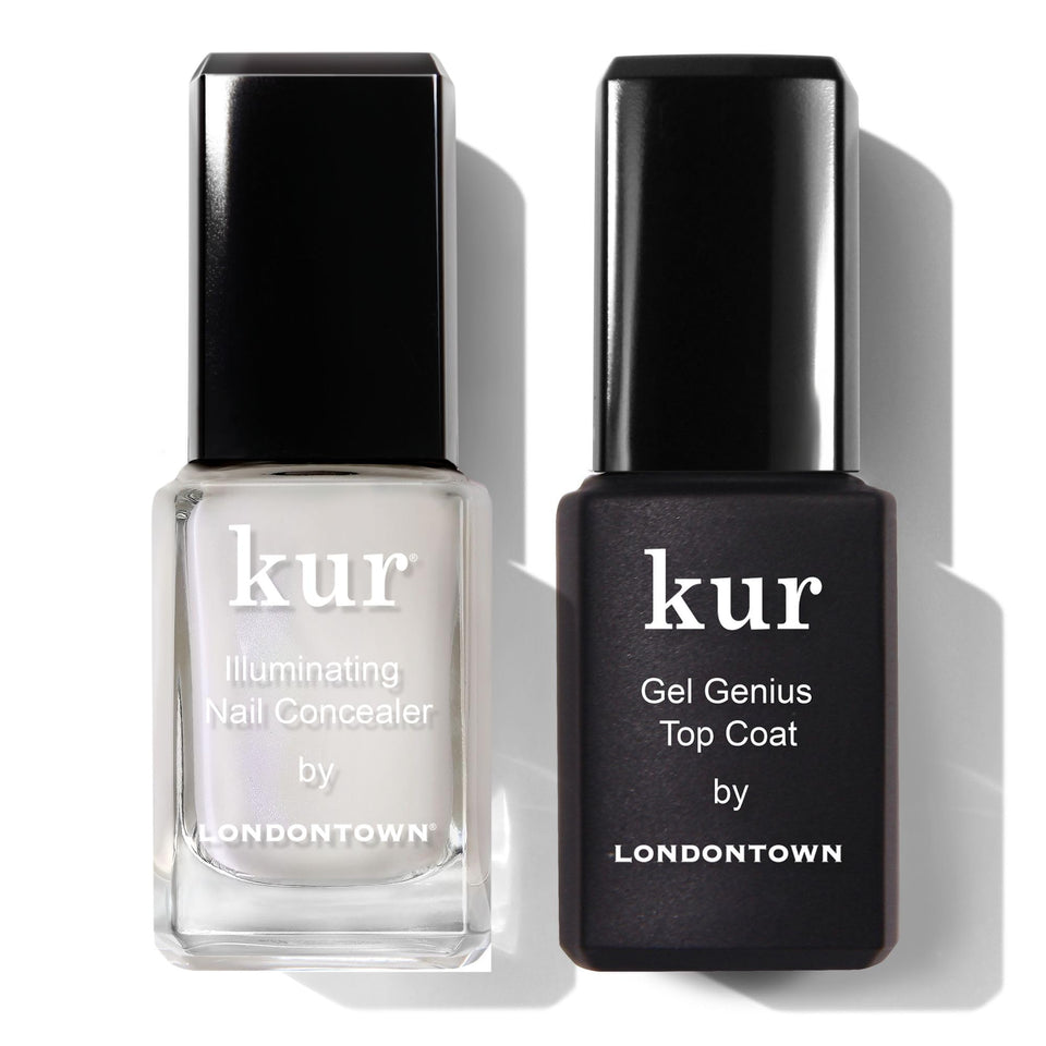 LONDONTOWN kur duo front packaging showing both bottles and benefits