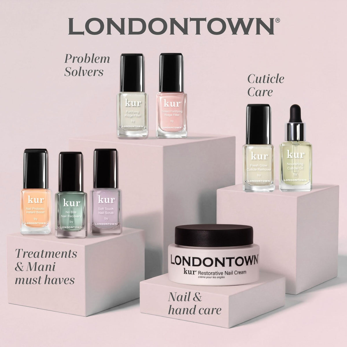 LONDONTOWN lifestyle hand shot showing natural satin finish benefit