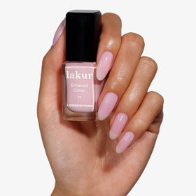 LONDONTOWN Lakur bottle cap and label close-up highlighting shade and formula