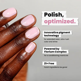 LONDONTOWN polish being applied to nails demonstrating easy salon results