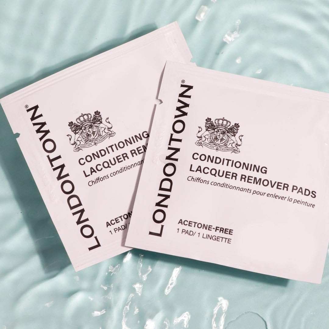 LONDONTOWN pads on a bathroom vanity showing everyday routine and conditioning finish