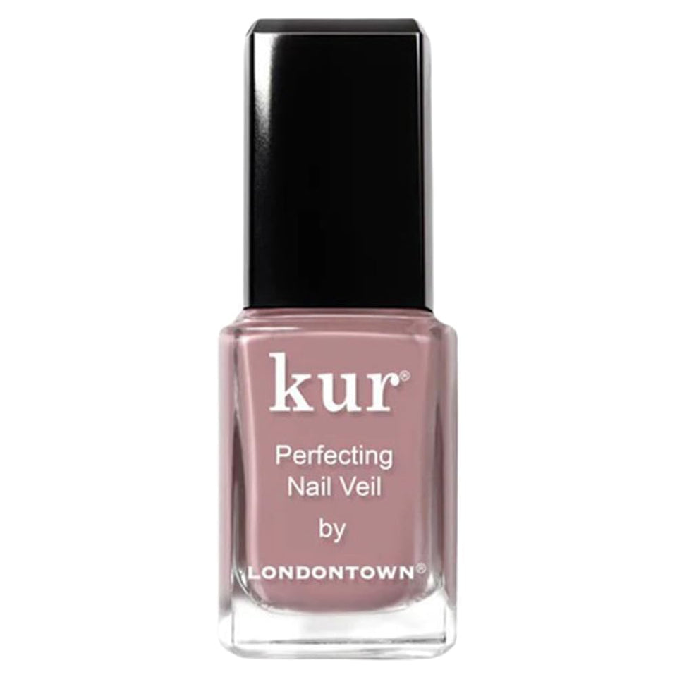 LONDONTOWN front packaging showing sheer violet mauve and tidy bottle benefit quick mani