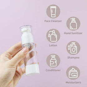 longway pump dispensing lotion showing controlled single-squirt dosing