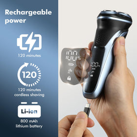 LONKEEN LED display and controls showing battery percent for convenience