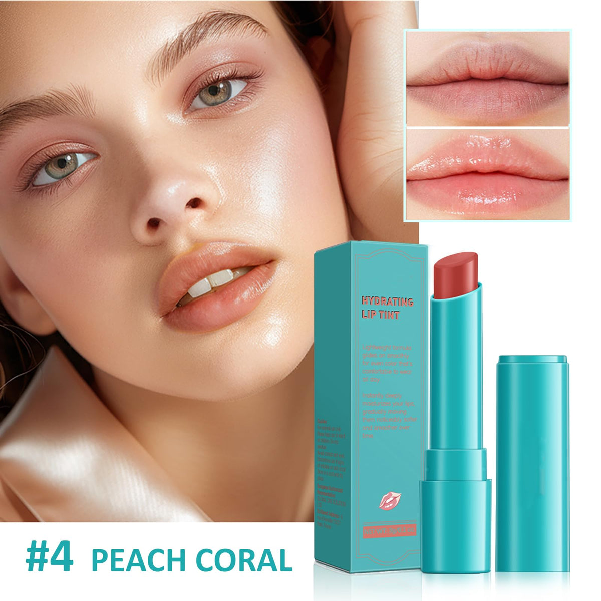 Loobexery lip application photo showing even coverage and natural shine for enhanced lips