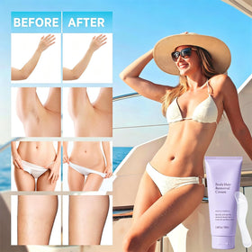 Loobexery cream being applied to forearm, demonstrates painless quick use