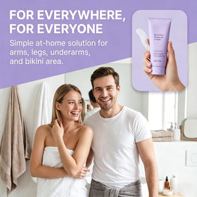 Loobexery cream on bathroom vanity, suggests convenient at-home routine