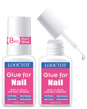 LOOCTOT front packaging showing twin 8ml tubes for strong adhesion