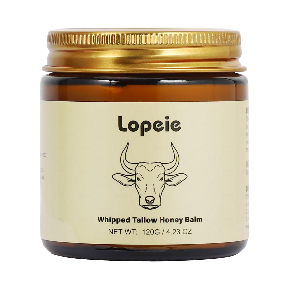 Lopeie jar front showing lavender label and clear product identity for easy selection