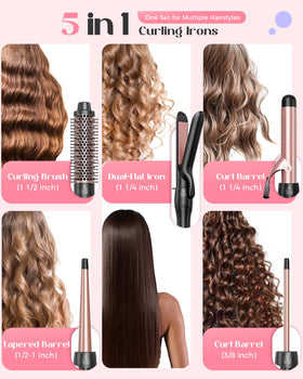 Lopeie tapered wand close-up ceramic barrel showing smooth finish and even heat