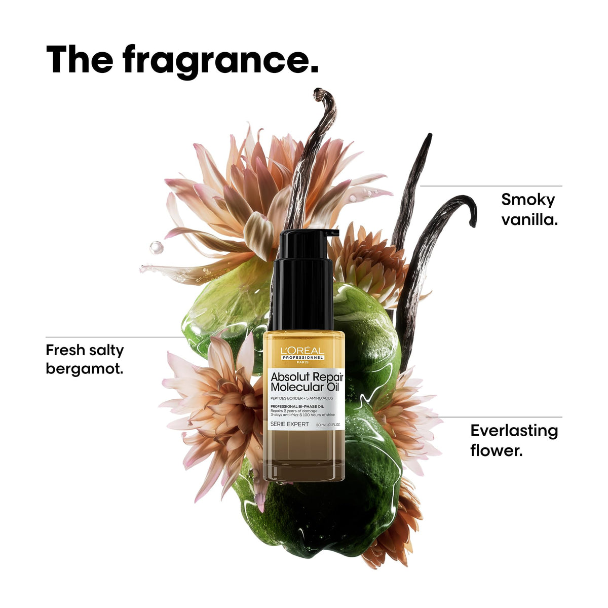 L'Oréal product staged in salon environment showing professional use benefit