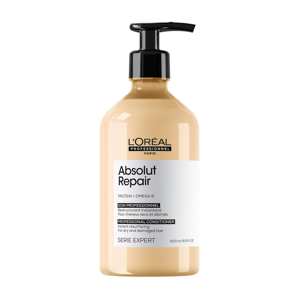 L'Oréal Professionnel Paris bottle front view showing product identity and professional finish