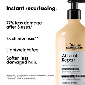 L'Oréal Professionnel Paris cap and dispenser detail highlighting easy application and control