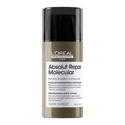 L'Oréal Professionnel Paris front bottle view shows product and benefits