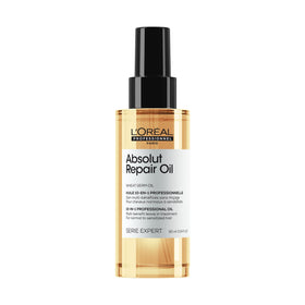 L'Oréal Professionnel Paris oil front packaging showing product and brand benefits