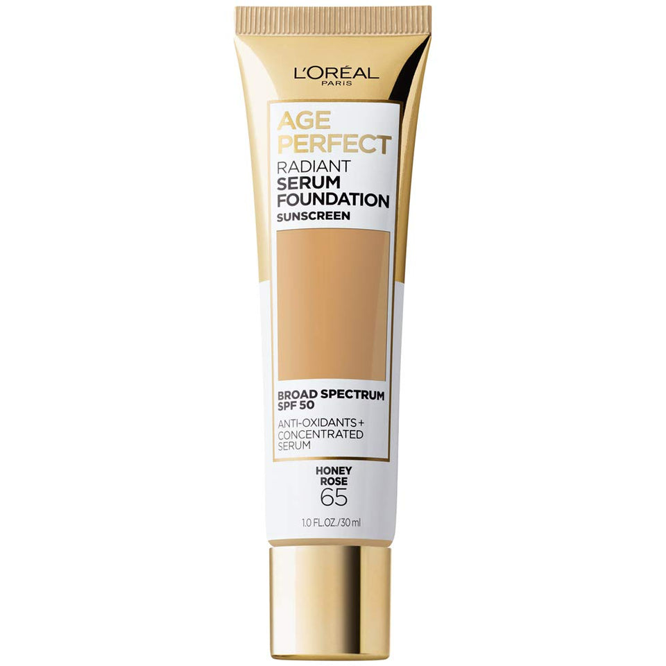 L'Oreal Paris front packaging showing Honey Rose shade and benefits