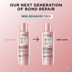 L'Oreal Paris application on wet hair illustrating easy spread