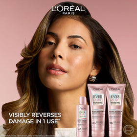 L'Oreal Paris back label with ingredients and usage directions benefit