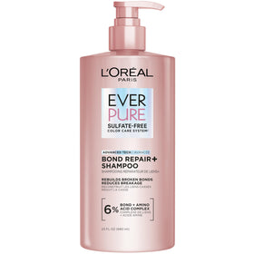 L'Oreal Paris bottle front view showing product benefits and brand
