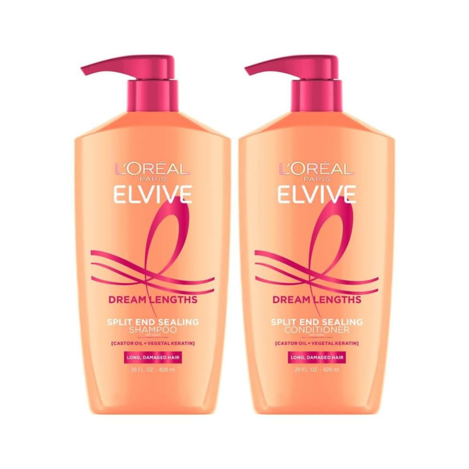 L'Oreal Paris bottle front packaging showing Dream Lengths branding and benefits
