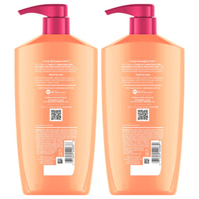 L'Oreal Paris bottles on shower shelf lifestyle scene for daily hair routine