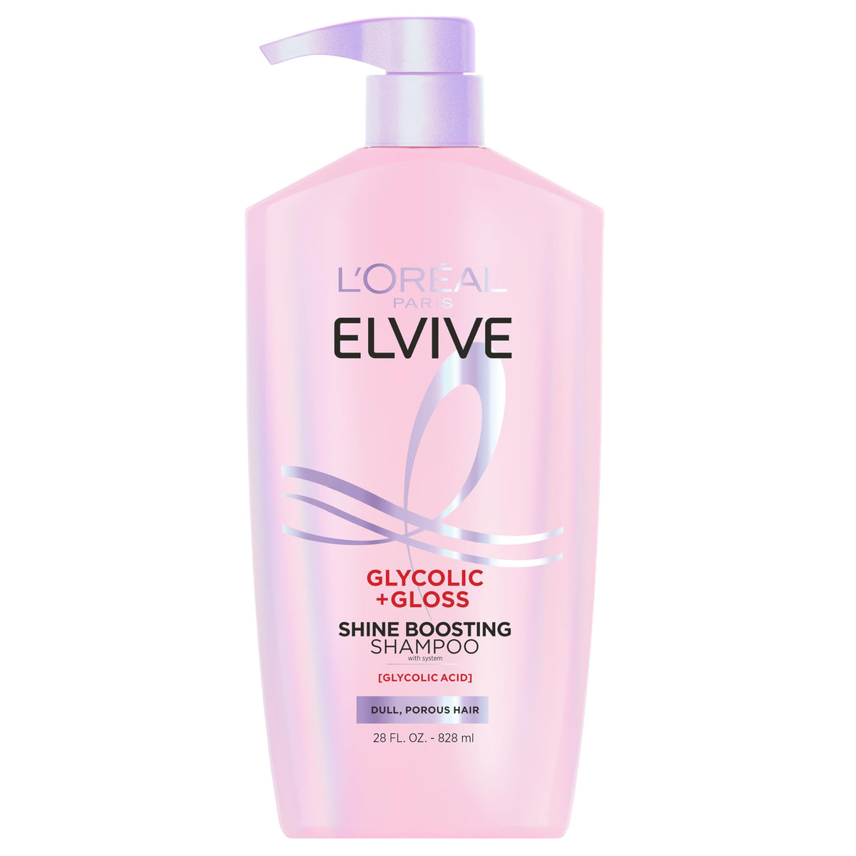 L'Oreal Paris Elvive front bottle showing label and size for visible shelf benefit