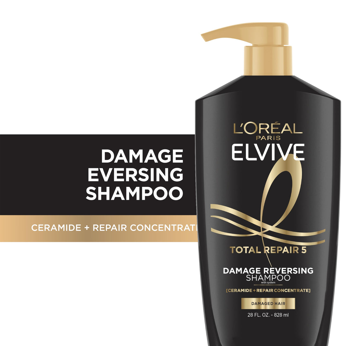 L'Oreal Paris close-up shampoo pump for easy dispensing and controlled use