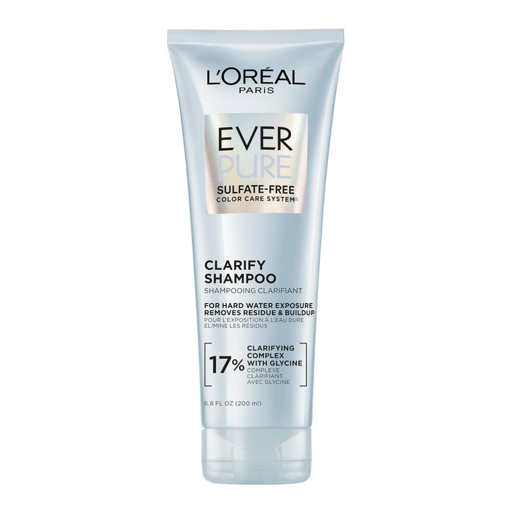 L'Oreal Paris EverPure front bottle showing label and color-care benefit