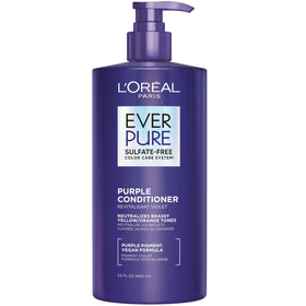 L'Oreal Paris EverPure front packaging showing 23 fl oz bottle and product name benefit