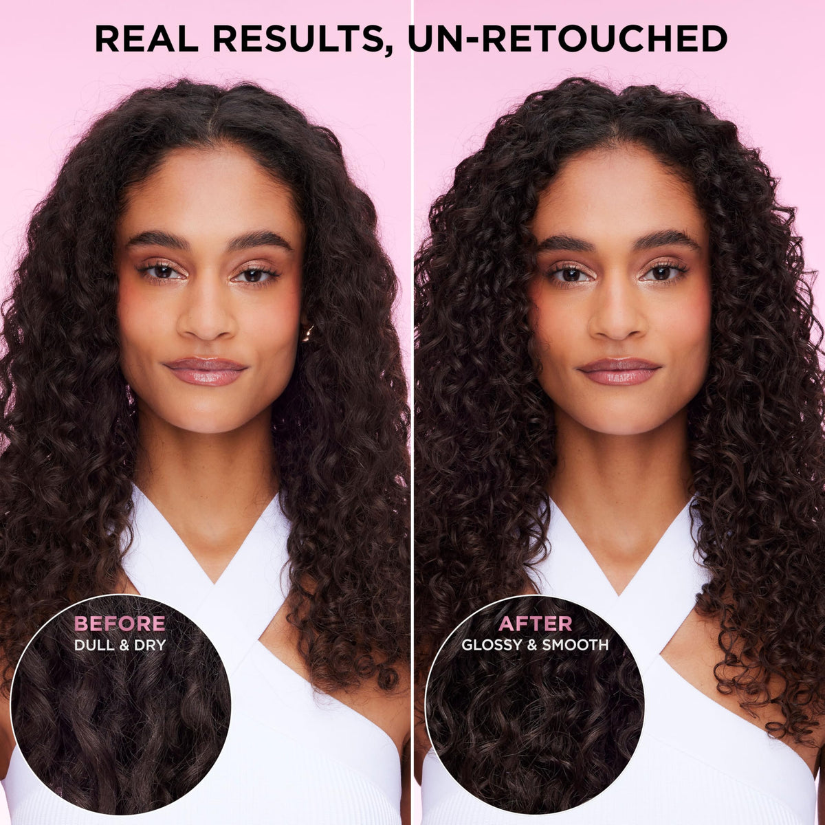 L'Oreal Paris ingredient visual focusing on glycolic acid to show smoothing action