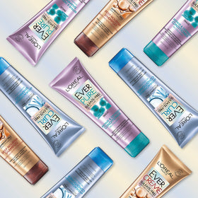 L'Oreal Paris label close-up showing sulfate-free and anti-fade claims